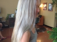 amber silver hair
